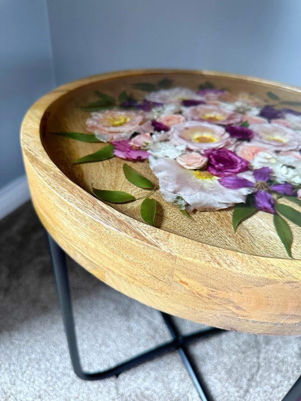 Mango Wood Side Table - Subject To Availability - Image 7