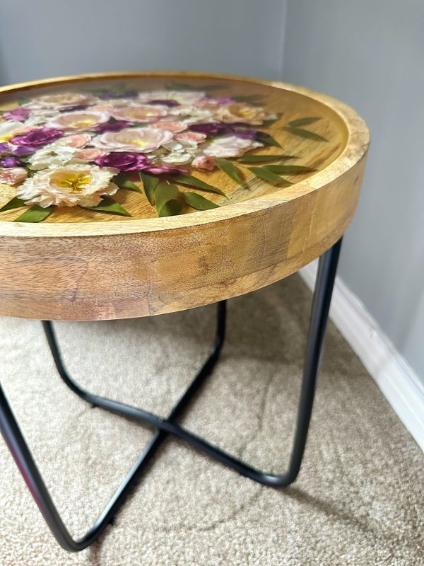 Mango Wood Side Table - Subject To Availability - Image 5